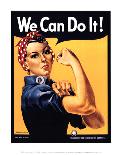 We Can Do It! (Rosie the Riveter)-J^ Howard Miller-Framed Poster