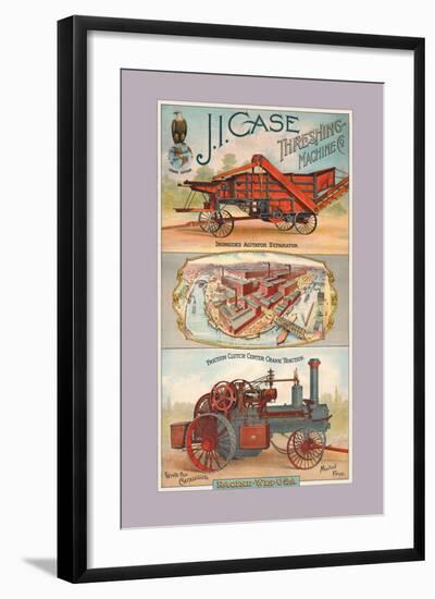 J.I. Case Threshing Machine Co., Racine, Wisconsin-null-Framed Art Print