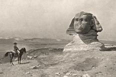 Egyptian Campaign "L'Oedipe", Napoleon Face to Face with the Sphinx-J.i. Gerome-Framed Stretched Canvas