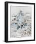 J?ichidanme - Act Eleven of the Ch?shingura - Searching the Grounds-null-Framed Giclee Print