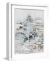 J?ichidanme - Act Eleven of the Ch?shingura - Searching the Grounds-null-Framed Giclee Print