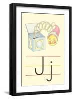 J Is for Jack-In-The-Box-null-Framed Art Print