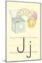 J Is for Jack-In-The-Box-null-Mounted Art Print