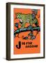 J is for Jaguar-Charles Buckles Falls-Framed Art Print