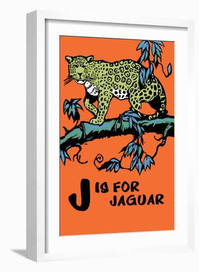 J is for Jaguar-Charles Buckles Falls-Framed Art Print