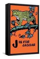 J is for Jaguar-Charles Buckles Falls-Framed Stretched Canvas