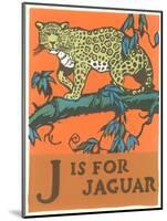 J is for Jaguar-null-Mounted Art Print