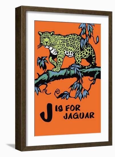 J is for Jaguar-Charles Buckles Falls-Framed Art Print