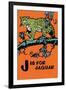 J is for Jaguar-Charles Buckles Falls-Framed Art Print