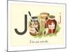 J is for Jam and Jelly-null-Mounted Art Print