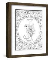 J is for Jasmine-Heather Rosas-Framed Art Print