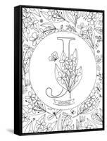 J is for Jasmine-Heather Rosas-Framed Stretched Canvas