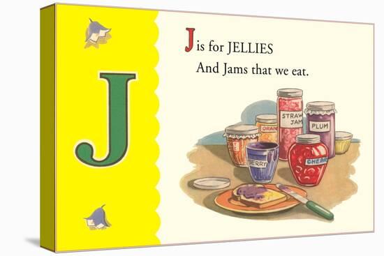 J is for Jellies-null-Stretched Canvas