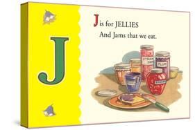 J is for Jellies-null-Stretched Canvas