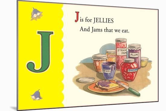 J is for Jellies-null-Mounted Premium Giclee Print