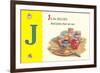 J is for Jellies-null-Framed Art Print