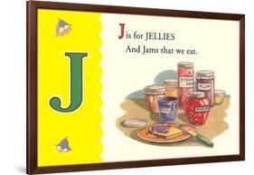 J is for Jellies-null-Framed Art Print