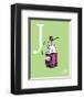 J is for Jelly (green)-Theodor (Dr. Seuss) Geisel-Framed Art Print