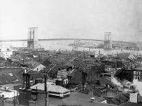 Brooklyn Bridge from Lower Manhattan, New York-J.J. Campbell-Photographic Print