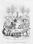 The Cat, the Weasel and the Little Rabbit, Illustration for 'Fables' of La Fontaine (1621-95),…-J.J. Grandville-Giclee Print