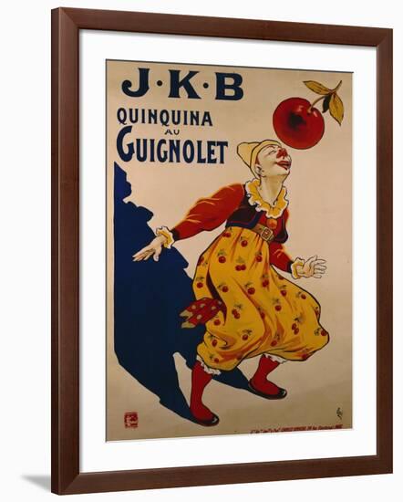 J.K.B, Quinquina au Guignolet, circa 1900-Eugene Oge-Framed Giclee Print