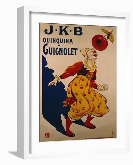 J.K.B, Quinquina au Guignolet, circa 1900-Eugene Oge-Framed Giclee Print