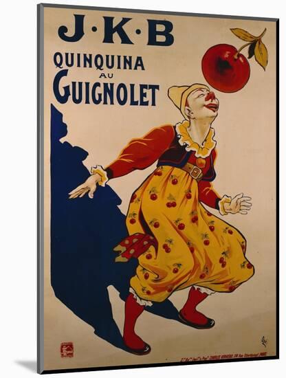 J.K.B, Quinquina au Guignolet, circa 1900-Eugene Oge-Mounted Giclee Print