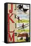 J, K, L, M Illustrated Letters-Edmund Evans-Framed Stretched Canvas