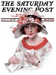 "Japanese Parasol," Saturday Evening Post Cover, August 15, 1925-J. Knowles Hare-Giclee Print