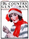 "Woman in Winter Wear," Country Gentleman Cover, December 20, 1924-J. Knowles Hare-Giclee Print