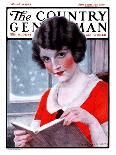 "Woman Reading Book," Country Gentleman Cover, March 21, 1925-J. Knowles Hare-Giclee Print