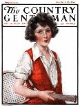 "Woman Tennis Player," Country Gentleman Cover, June 27, 1925-J. Knowles Hare-Giclee Print