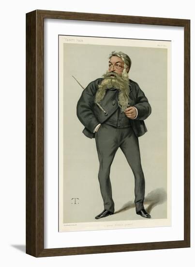 J L E Meissonier, French Painter-Theobald Chartran-Framed Art Print
