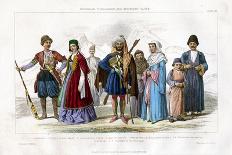Georgian, Circassian and Armenian Races, 1873-J Le Conte-Framed Giclee Print