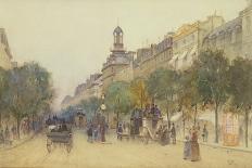 The Boulevard Des Italiens, Paris, 1887-J. Little-Giclee Print