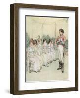 J M Barrie 'Quality Street'-Hugh Thomson-Framed Giclee Print