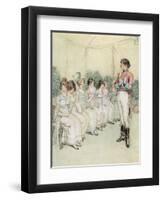 J M Barrie 'Quality Street'-Hugh Thomson-Framed Giclee Print