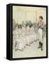 J M Barrie 'Quality Street'-Hugh Thomson-Framed Stretched Canvas