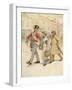 J M Barrie 'Quality Street'-Hugh Thomson-Framed Giclee Print