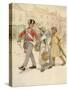 J M Barrie 'Quality Street'-Hugh Thomson-Stretched Canvas