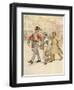 J M Barrie 'Quality Street'-Hugh Thomson-Framed Giclee Print