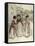 J M Barrie 'Quality Street'-Hugh Thomson-Framed Stretched Canvas