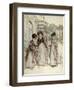 J M Barrie 'Quality Street'-Hugh Thomson-Framed Giclee Print