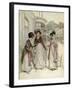 J M Barrie 'Quality Street'-Hugh Thomson-Framed Giclee Print