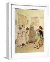 J M Barrie 'Quality Street'-Hugh Thomson-Framed Giclee Print