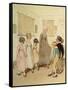 J M Barrie 'Quality Street'-Hugh Thomson-Framed Stretched Canvas