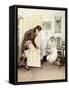 J M Barrie 'Quality Street'-Hugh Thomson-Framed Stretched Canvas