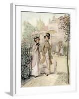 J M Barrie 'Quality Street'-Hugh Thomson-Framed Giclee Print