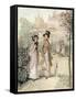 J M Barrie 'Quality Street'-Hugh Thomson-Framed Stretched Canvas