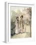 J M Barrie 'Quality Street'-Hugh Thomson-Framed Giclee Print